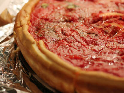 Chicago Style Deep Dish Pizza - Seasons and Suppers