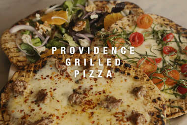 grilled pizza - providence rhode island style