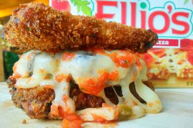 PYT Deep-Fried Ellio's Burger