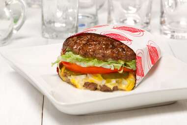 Fatburger protein style burger