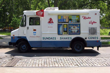 An ice cream truck