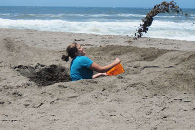 A hole digger