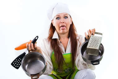 Weird Stock Photos - People Confused by Cooking - Thrillist