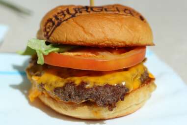 Cheeseburger at Burger Fi Sun Life Stadium