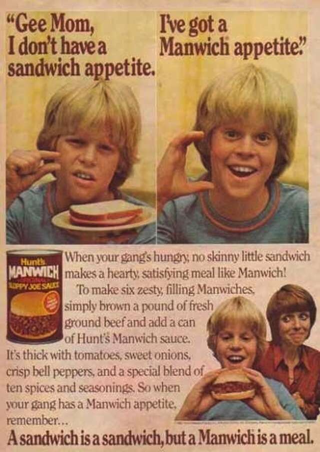 '80s Manwich print ad