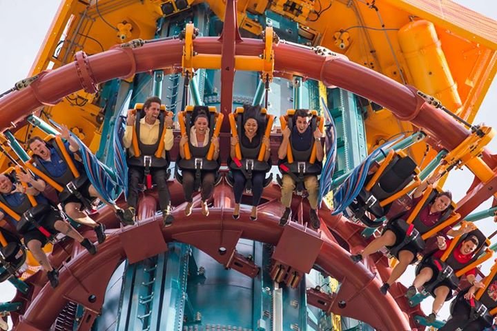 Falcon's Fury Busch Gardens Tampa - Experience 335ft Face-First Drop ...