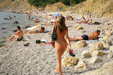 1970s Nude Beach Voyeur - Best Nude Beaches in Europe to Visit Right Now - Thrillist