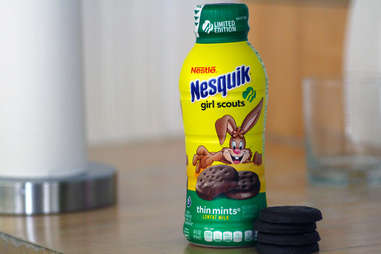 nesquik thin mint flavored milk