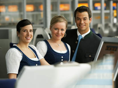 Sexy Dirndl For Lufthansa Flight Attendants To Promote Oktoberfest Thrillist