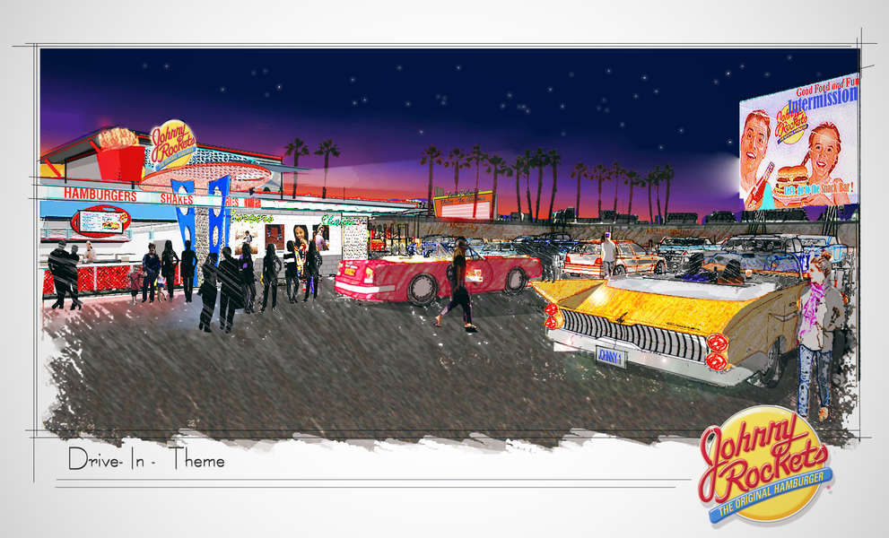 Johnny Rockets Drive-In Movie Theaters - Thrillist