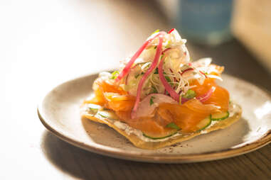 Tostada de Salmón