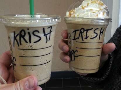 Starbucks misspelled names
