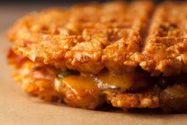 tater tot waffle grilled cheese