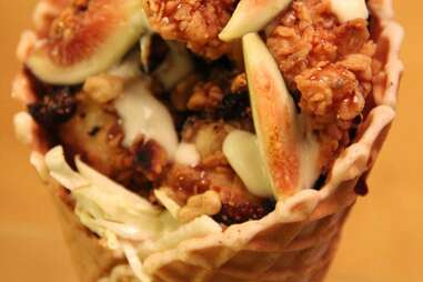 chicken and waffle cone