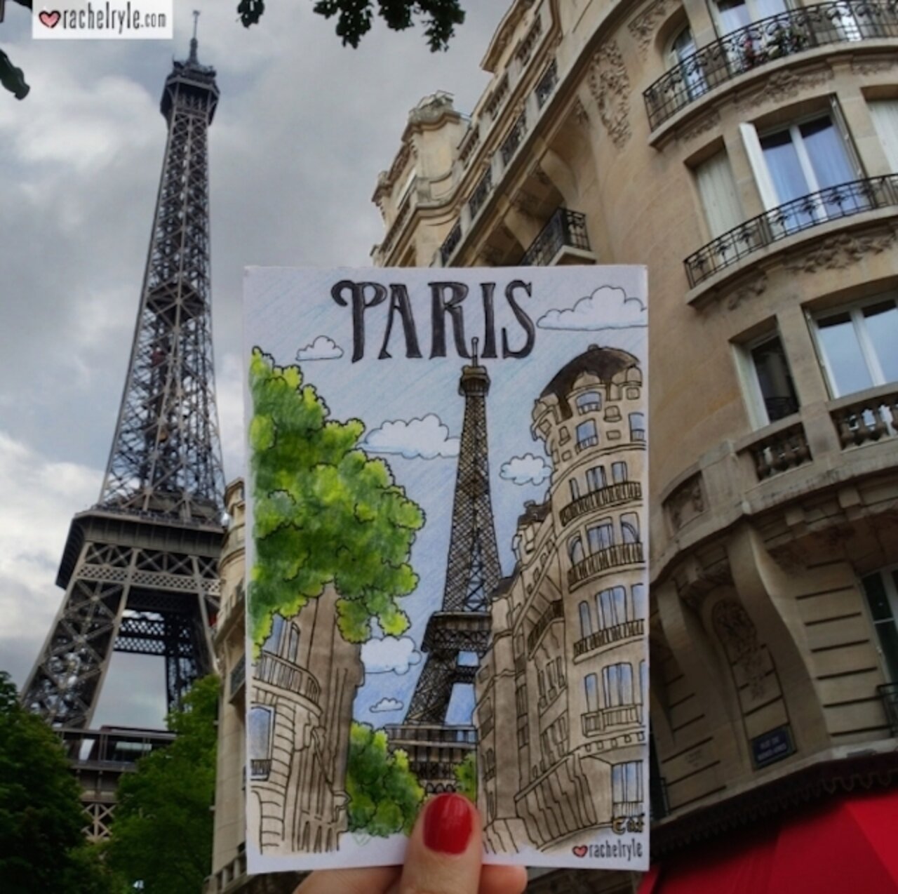 Instagram postcards of Europe - Drawings by Illustrator Rachel Ryle ...