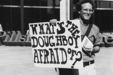 What's the Doughboy Afraid Of? sign