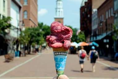 Ben & Jerry's cone