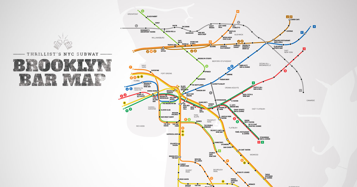 brooklyn subway map