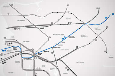 AC Brooklyn Bar Subway Map