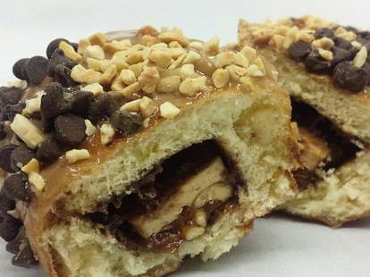 California Donuts Snickers Bar donut