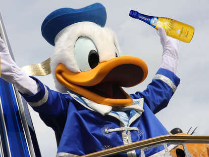 donald duck champagne