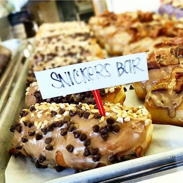 California Donuts Snickers Bar donut