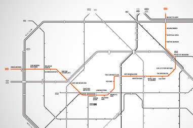 Berlin U Bahn Map Map With Bars Near Every Stop Thrillist