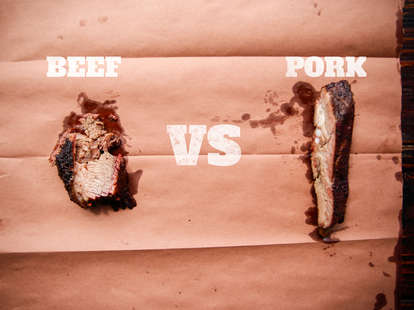 beef and pork