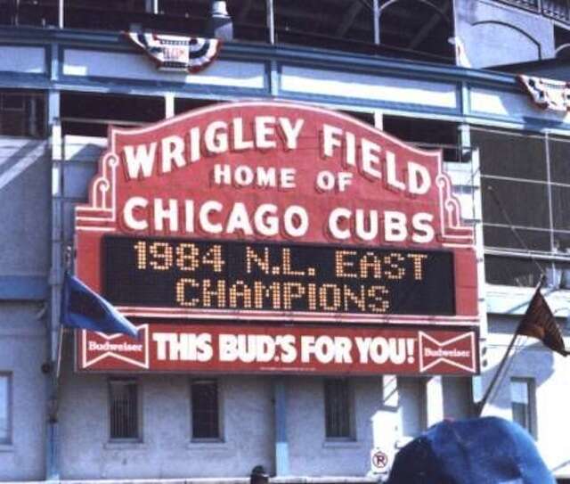 Chicago Cubs 1984 N.L. East Champions sign