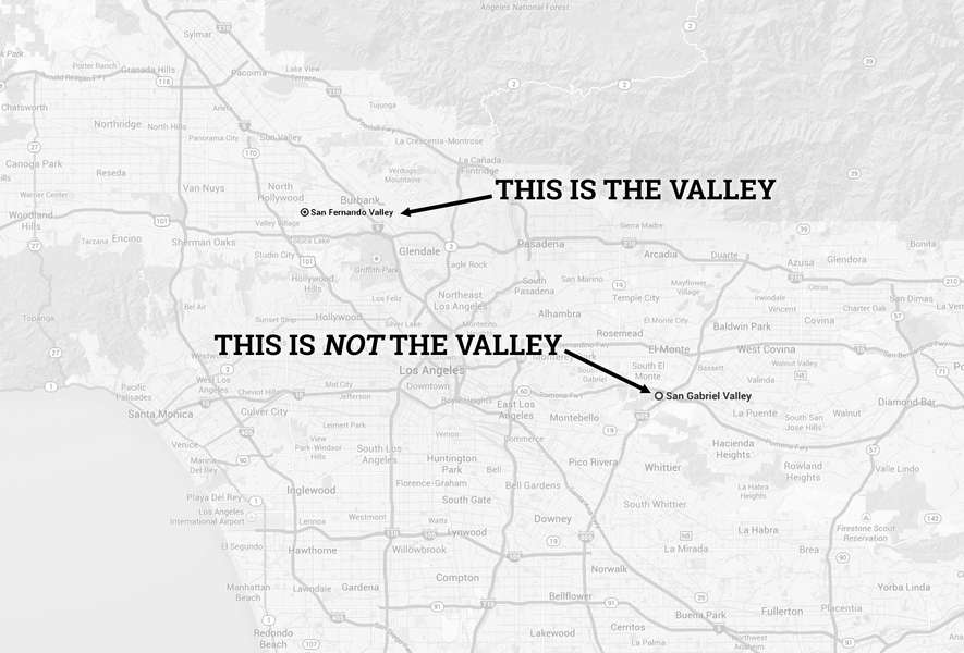 The Valley La Map Things You Don't Understand About The Valley - Thrillist