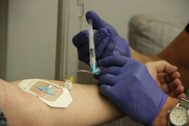 Injecting IV