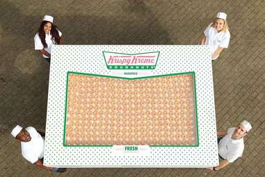 Krispy Kreme giant donut box