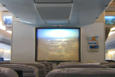 In flight movie