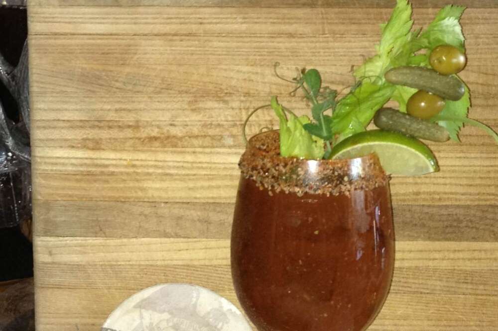 Wasabi And Celery Foam Bloody Mary