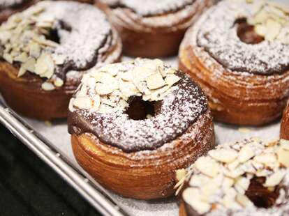 chocolate croissant donut dunkin