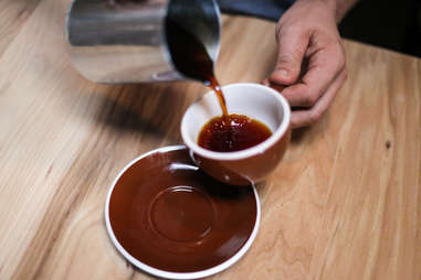 coffee pour