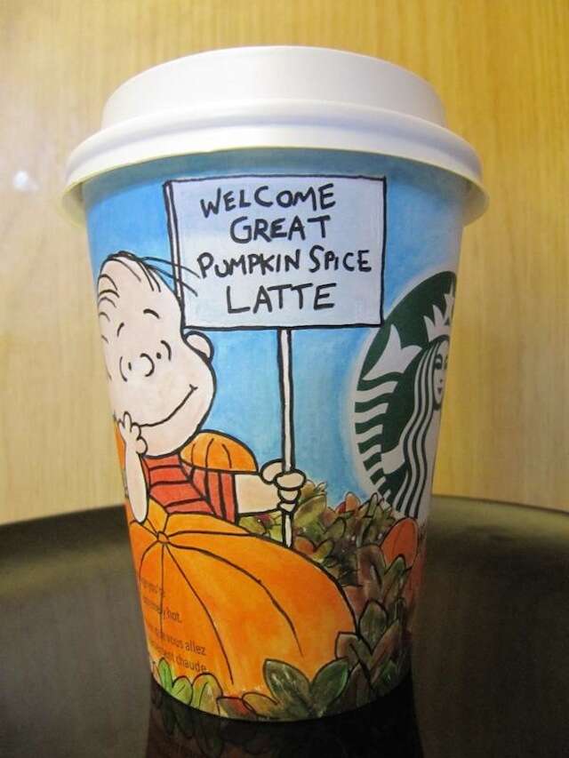 Charlie Brown Pumpkin Spice Latte