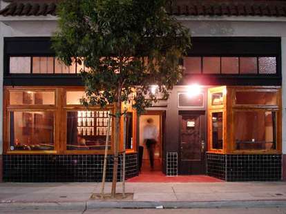 Exterior of Yield Wine Bar in San Francisco, California 