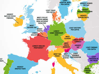 European Country Shapes and Flags Flashcards (teacher made)