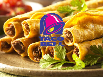 Taco Bell Rolled Chicken Taco Taquitos 