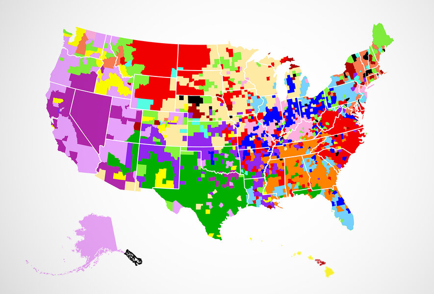 Most Popular American Burger Chains Map - In-N-Out - Sonic - Five Guys ...