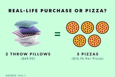 throw pillow pizza