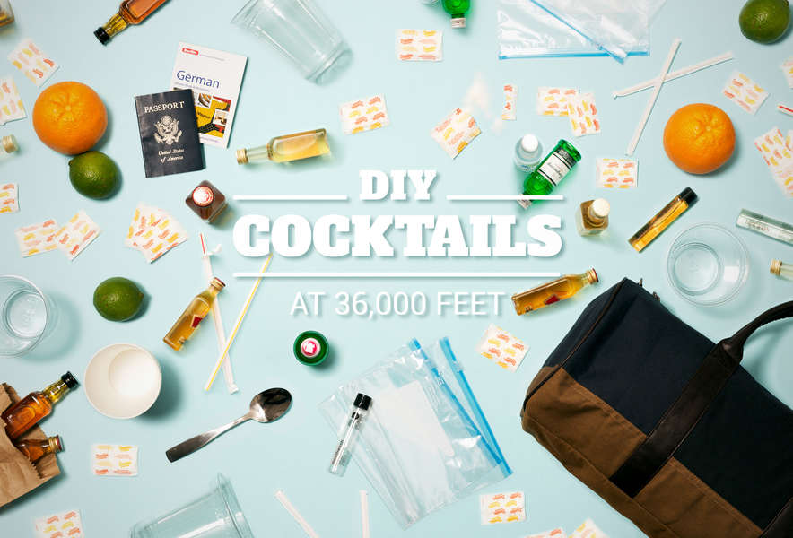 Making your own cocktails on a plane How to mix your own drinks at