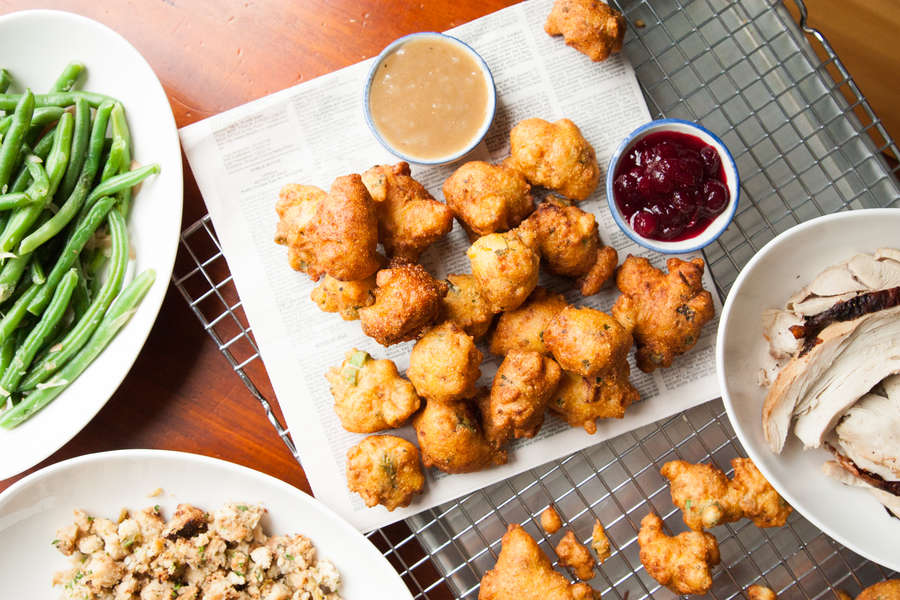 Thanksgiving Fritters Deepfried Thanksgiving Leftovers Thrillist