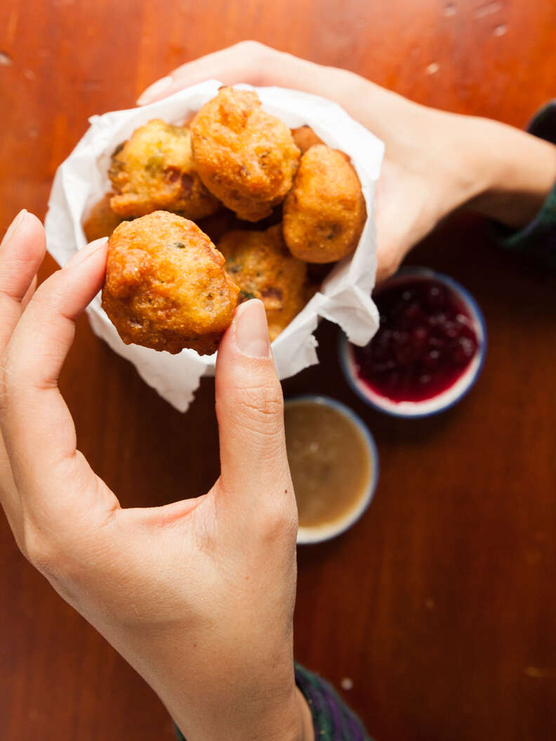 Thanksgiving Fritters — Thrillist Recipes