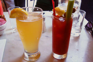 mimosa and bloody mary