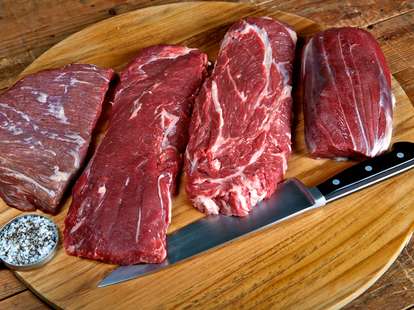 merlot, flap, chuck, tri-tip steak.
