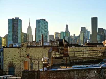 7-Train, NY Skyline