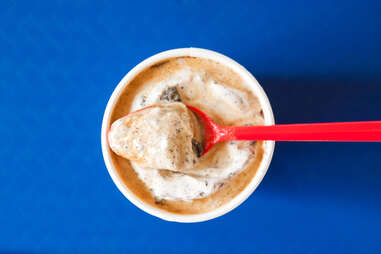 Mall Food Court Mashup: Dairy Queen Blizzard + Starbucks espresso