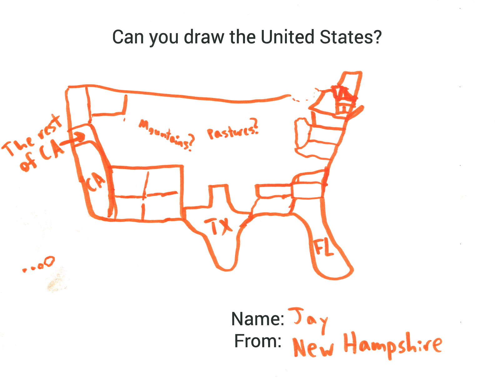 State Draw Can You Draw All 50 US States? - Thrillist